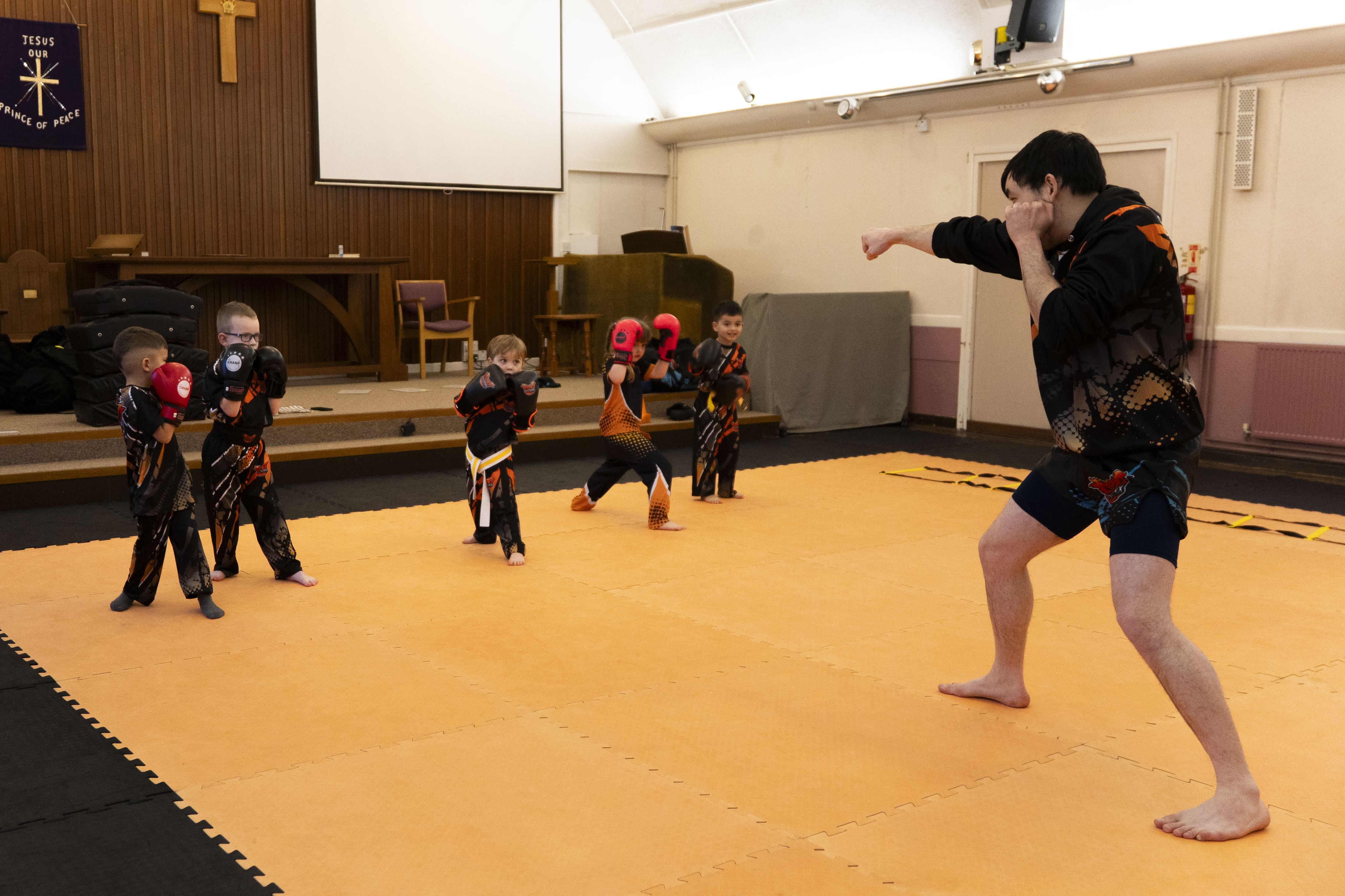 Kickboxing coaching session in Chelmsford