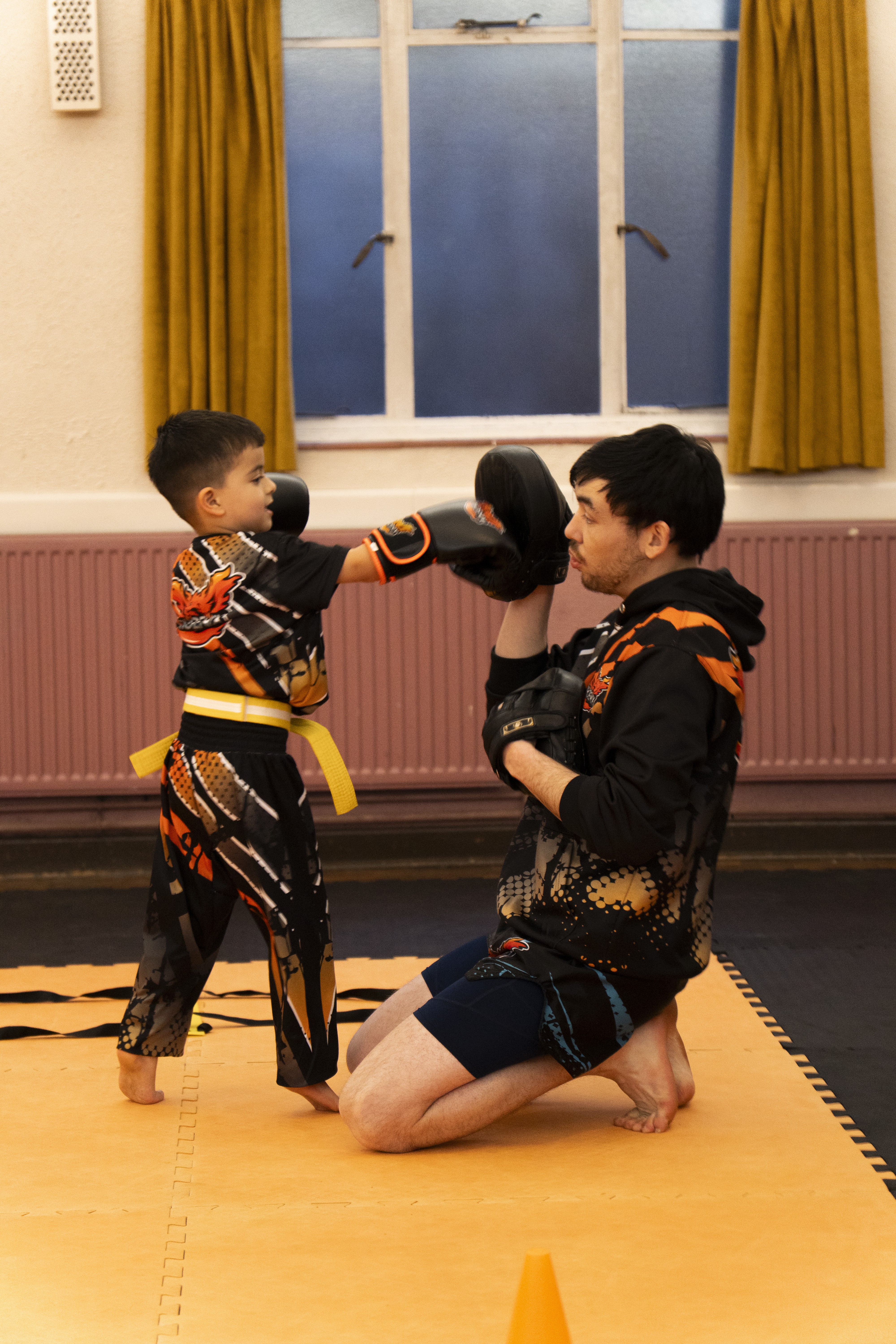 Kids kickboxing class
