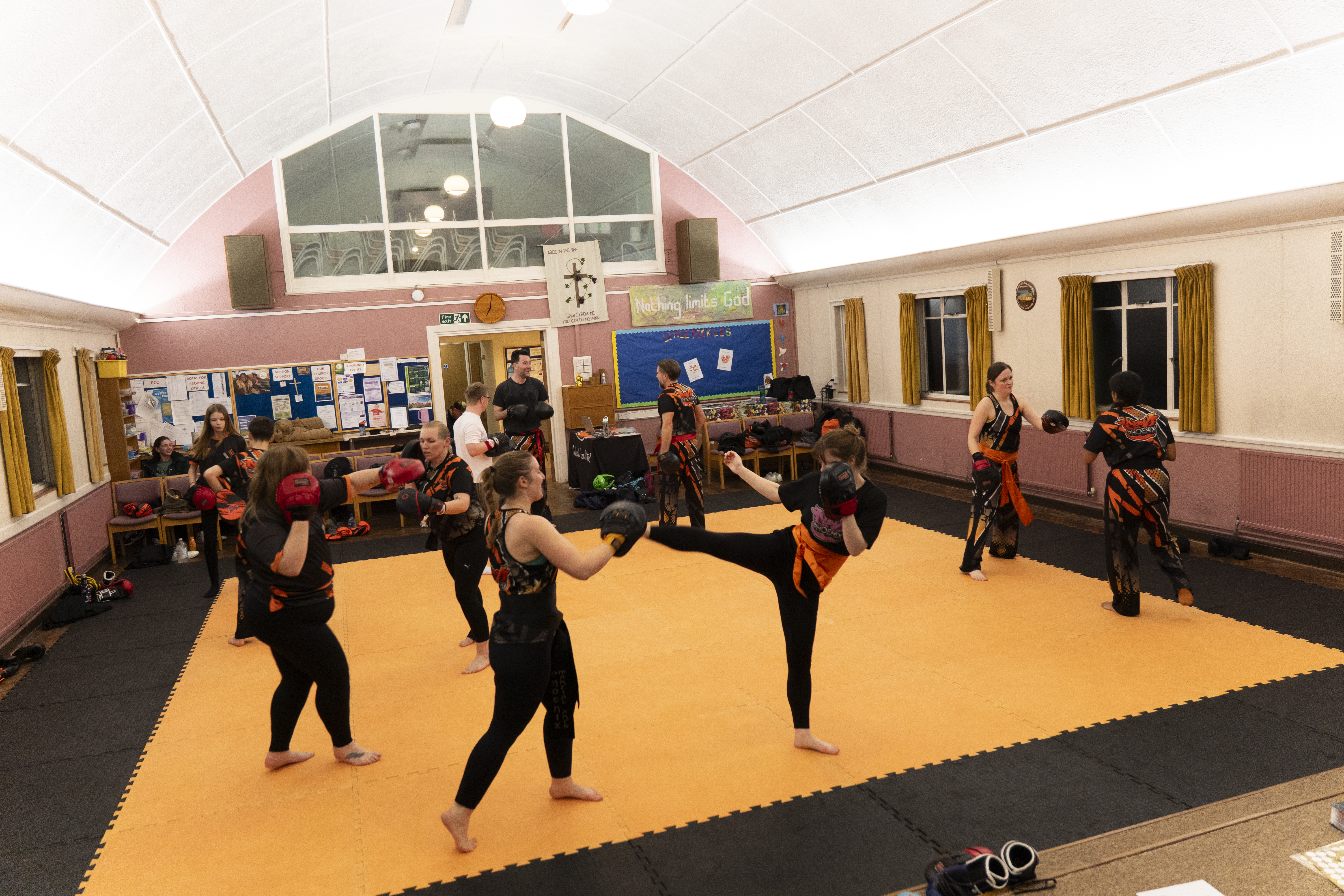 New starter meeting the coach before class