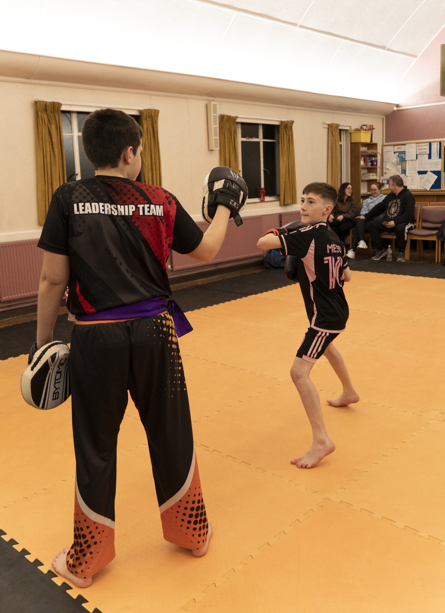 Junior class session with clear routine