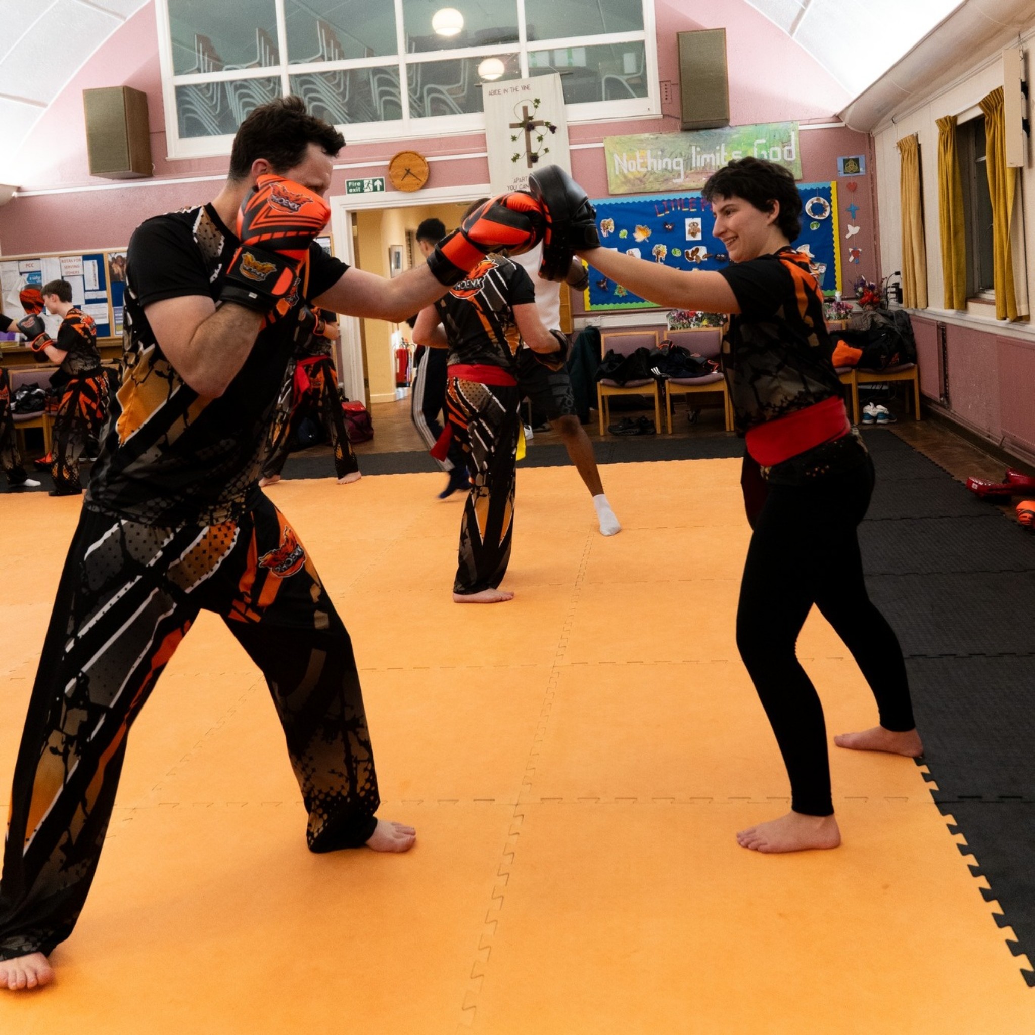 Teen & Adult training kickboxing combinations